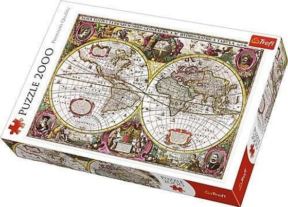 Trefl Puzzle 2000 elementów - Mapa Ziemi (GXP-645727)