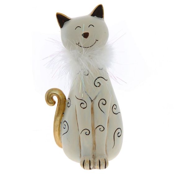 Фигурка декоративная &quot;Кошка&quot;, L11 W8 H24 см, 2в.
