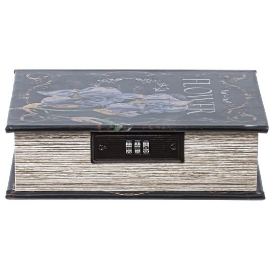 Шкатулка-книга с кодовым замком, Д16 Ш7 В22 см