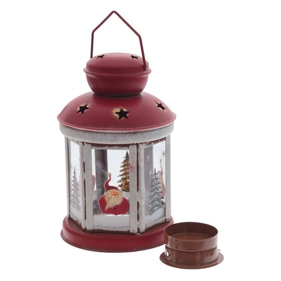 Подсвечник  &quot;Фонарь&quot;,L10 W10 H15 см, 2в.