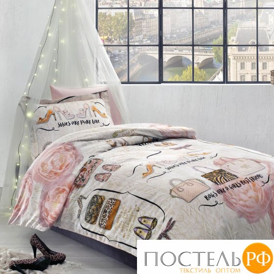 T1212T10885100 Комплект постельного белья Tivolyo home INNA deluxe 1,5 сп