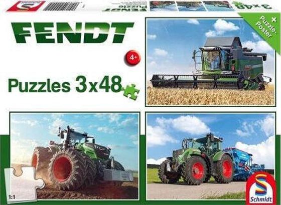 Schmidt Spiele Puzzle 3x48 Fendt G3