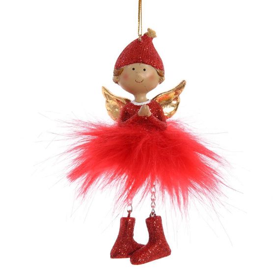 Украшение новогоднее &quot;Ангелочек, L5 W4,5 H14 см, 2в.