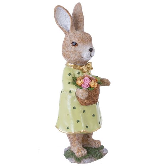 Фигурка декоративная "Зайка", L9,5 W9 H26 см
