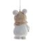 Изделие декоративное подвесное "Снеговик", L6 W4,5 H10 см, 2в.