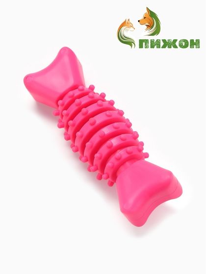 Игрушка жевательная &quot;Конфетка&quot;, TPR, 12 см, розовая