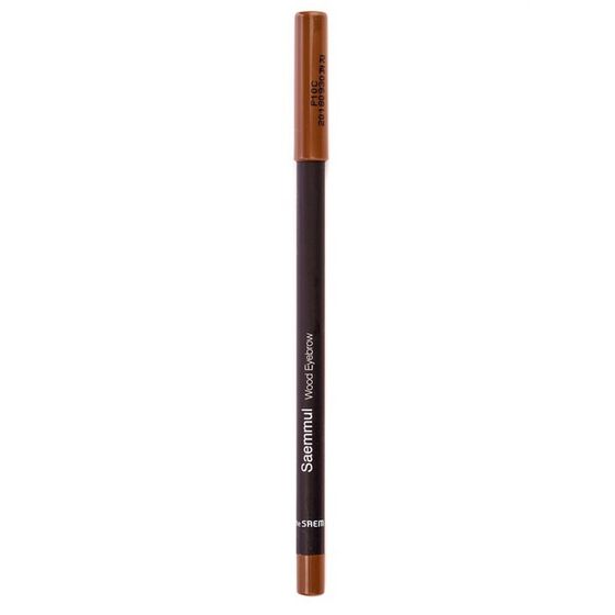 Карандаш для глаз и бровей 01 Saemmul wood eyebrow 01.brown