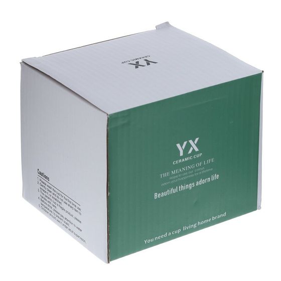 Кружка, L8,7 W8,7 H8,5 см, дизайн микс