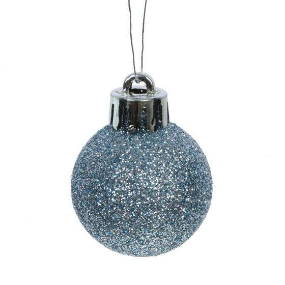 Набор из 12шт Украшение новогоднее &quot;Шар&quot;, D 4 см, L9,5 W9,5 H10,5 см