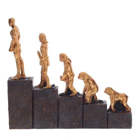 Фигурка декоративная &quot;Эволюция человека&quot;, L21 W4 H19,5 см