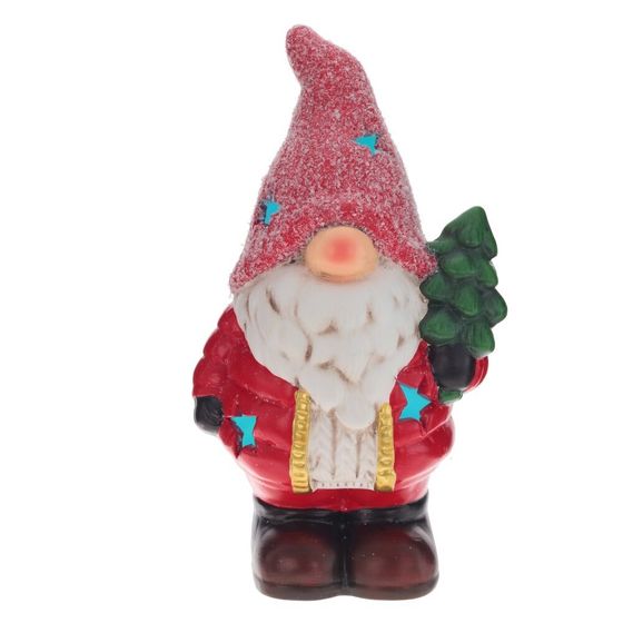 Фигурка декоративная с подсветкой &quot;Гном&quot;, L12 W9 H21 см, (2хLR44), 2в.