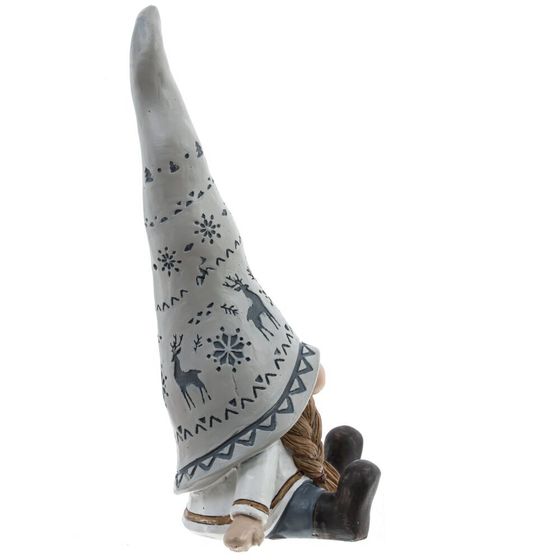 Фигурка декоративная &quot;Гном&quot;, L8 W7,5 H17 см, 4в.