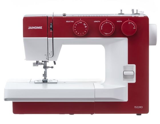 Швейная машина Janome 1522 RD белый/красный
