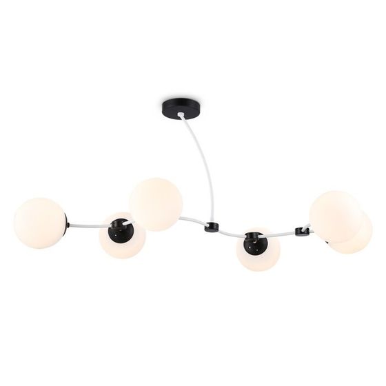 Светильник подвесной Ambrella light, Modern, TR2552, 6хE27, цвет белый, чёрный