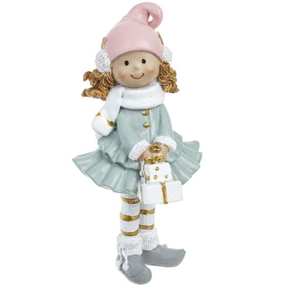 Фигурка декоративная &quot;Мальчик/Девочка&quot;, L8 W8 H16 см, 2в.