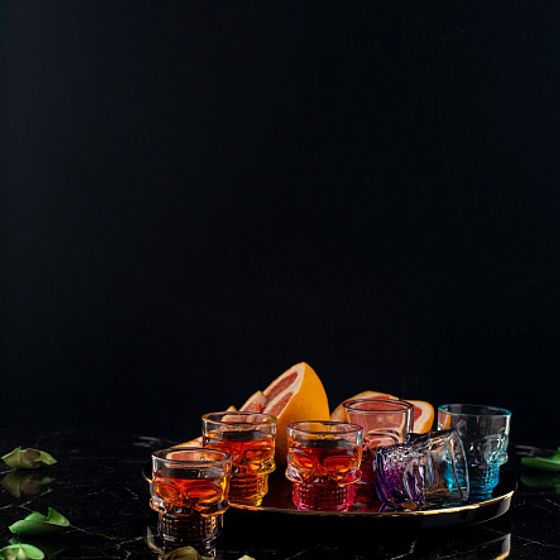 Набор стопок SKULL COLORS 6шт 50мл