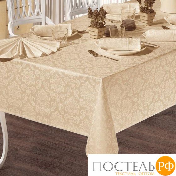 SK-222/02 Скатерть EFOR COTTON SET 160*220 прямоугольная кофейный