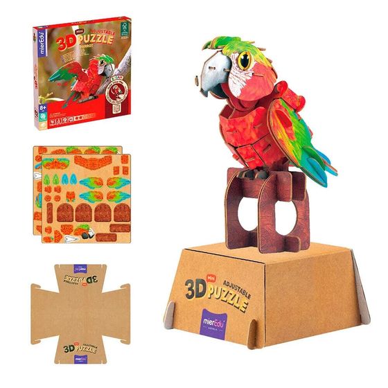 MIEREDU Mini 3D puzzle parrot