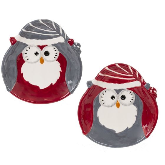 Тарелка &quot;Сова&quot;, L13,5 W12,5 H2 см, 2в.