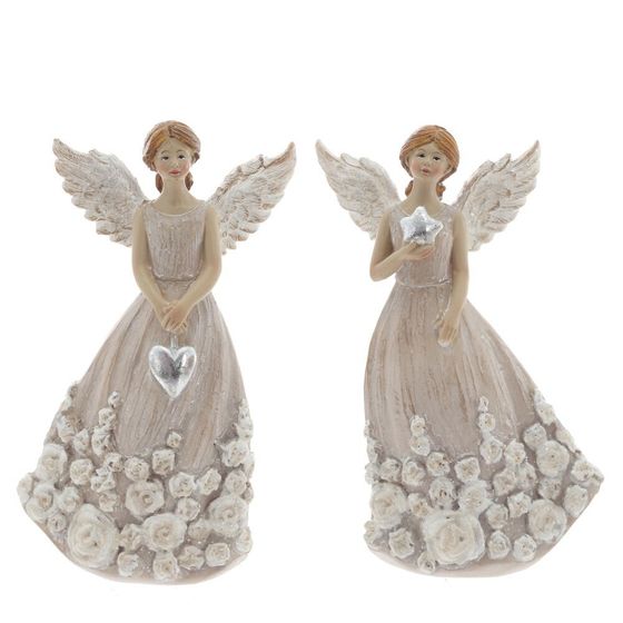 Фигурка декоративная &quot;Ангел&quot;, L7,5 W5 H13,5 см, 2в.