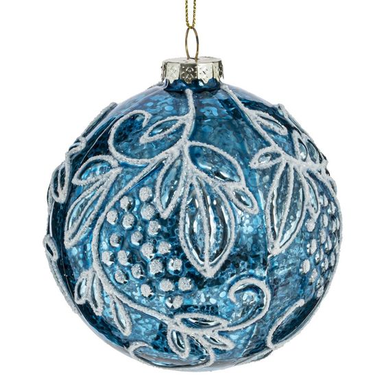 Украшение новогоднее "Шар", D 10 см, L10 W10 H12 см, 2в.