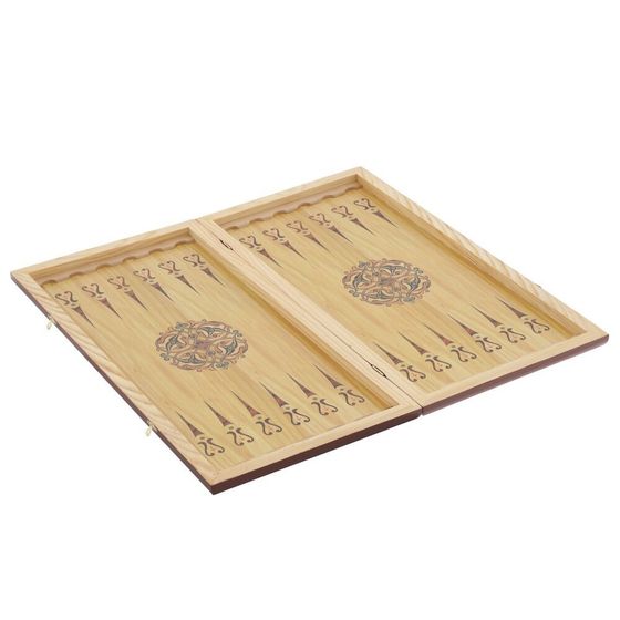 Игра настольная 2 в 1 ( шашки, нарды) "Восточные", L60 W30 H4 см