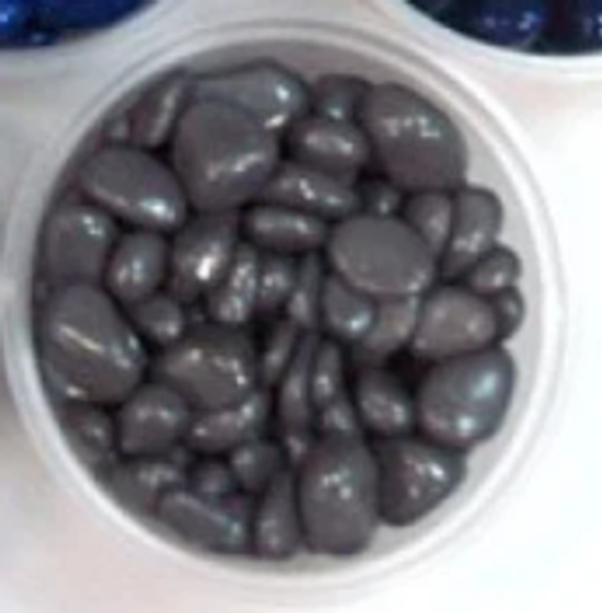 !09 Галька цветная крупная 400 г., цвет серый