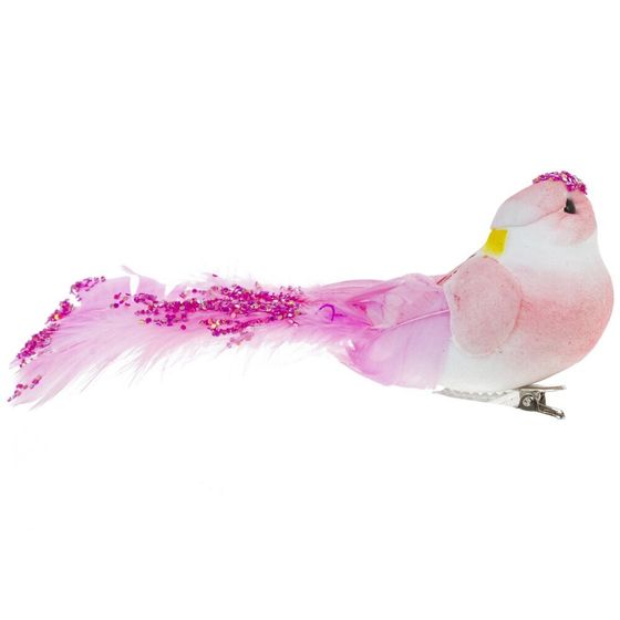 Изделие декоративное &quot;Птичка&quot;, L15 W4 H5 см, 2в.