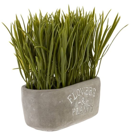 Цветочная композиция &quot;Осока&quot;, L14 W7,5 H16 см