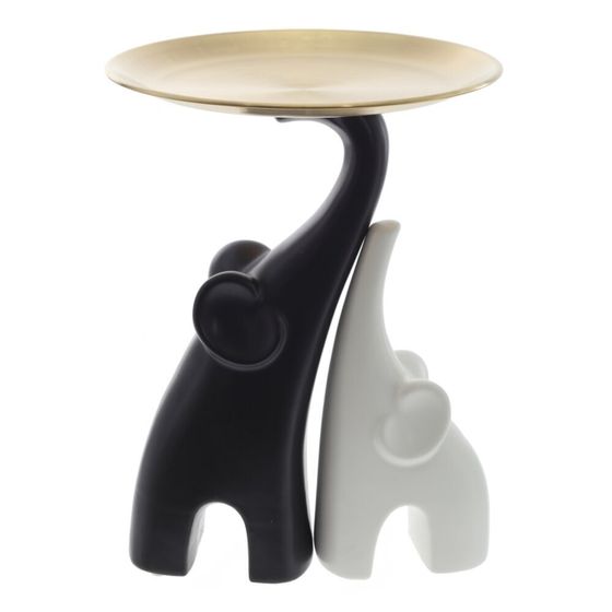 Набор из 2-х фигурок декоративных &quot;Слон&quot; с подносом, L20 W20 H27,5 см