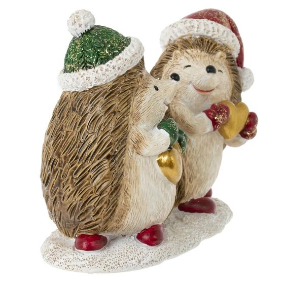 Фигурка декоративная "Ёжики", L12,5 W5 H9 см