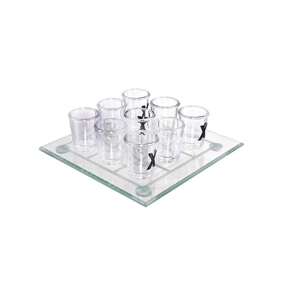 Игра настольная (питейная) &quot;Крестики-нолики&quot;, L25 W6 H25 см