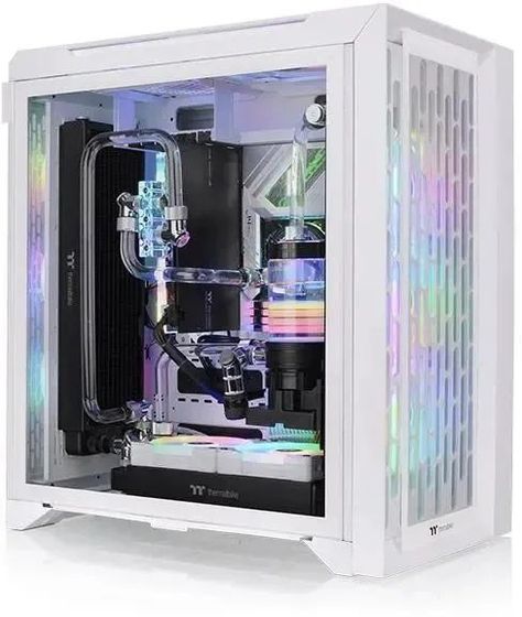 Корпус Thermaltake CTE C700 TG ARGB белый без БП ATX 3x140mm 2xUSB3.0 audio bott PSU