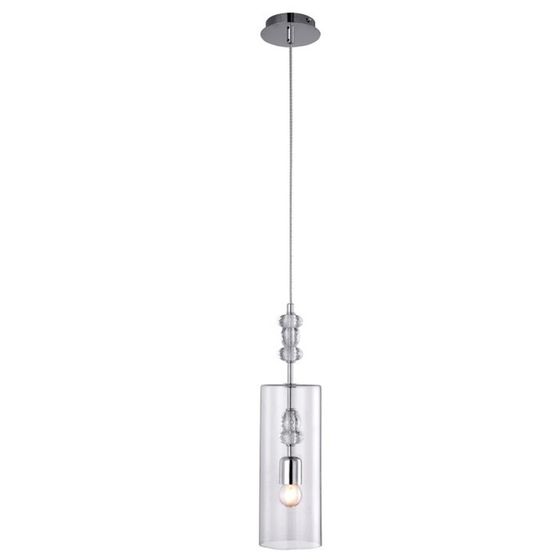 Светильник подвесной Crystal Lux, Eva 1680/301, E27, 1х60 Вт, 40х12х12 см, цвет хром