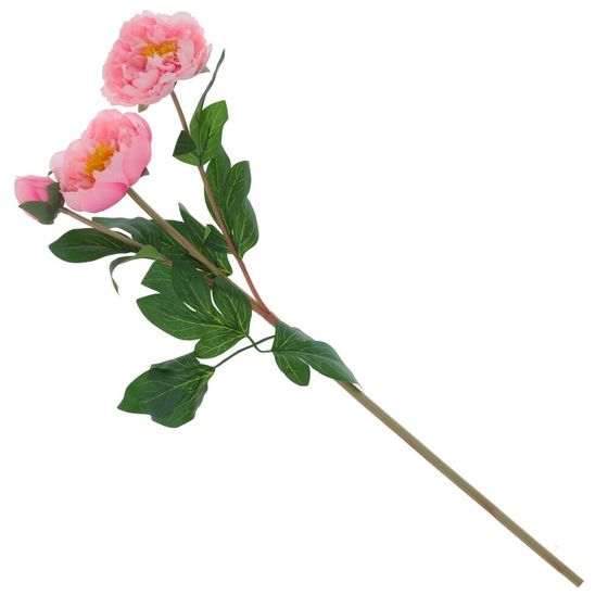 Цветок искусственный &quot;Пион&quot;, L19 W15 H73 см