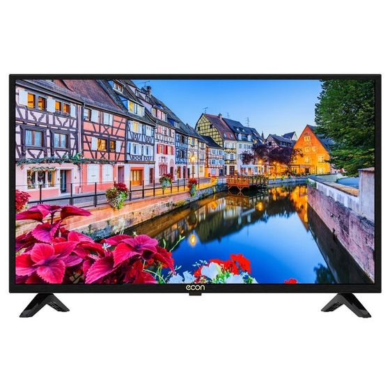 Телевизор Econ EX-32HS021B, 32&quot;, 1366x768, DVB-T2/C/S2, HDMI 3, USB 2, Smart TV, чёрный