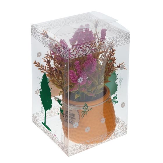 Цветочная композиция, L10 W10 H18 см, 4в.