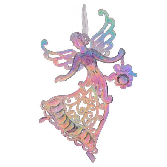 Украшение новогоднее &quot;Фея&quot;, L11,5 W1,5 H17 см, 3в.