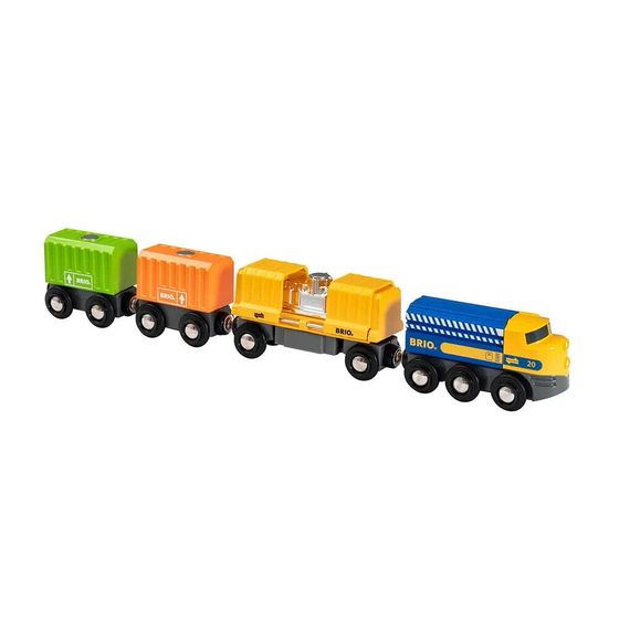 BRIO ​ ThreeWagon Cargo Train​ (33982)