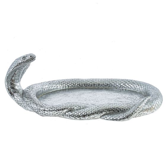 Декоративное блюдо "Змея", L25 W15,5 H9 см, 1 штука, дизайн микс
