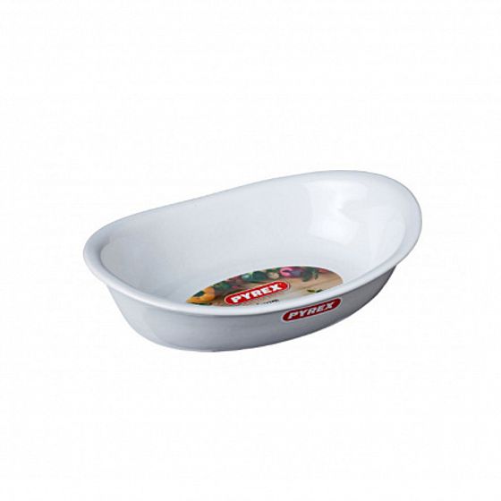 Форма для запекания и выпечки SUPREME белая 26х18см овальная