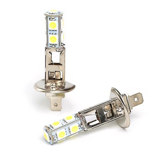 Лампа светодиодная KS, H1, 9 SMD 5050 диодов, 12 В, белая