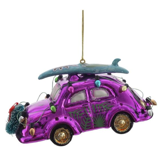 Украшение новогоднее "Машинка", L13 W6,5 H6,5 см