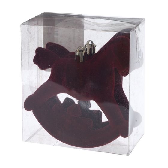 Набор из 2шт, Украшение новогоднее &quot;Лошадка&quot;, L10 W5 H11 см