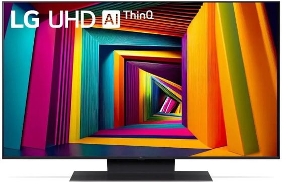Телевизор LED 43&quot; LG 43UT91006LA.ARUG черный 4K UHD SmartTV безрамочный
