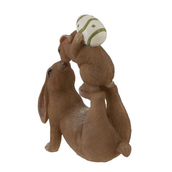 Фигурка декоративная &quot;Зайцы&quot;, L9,5 W5,5 H13 см