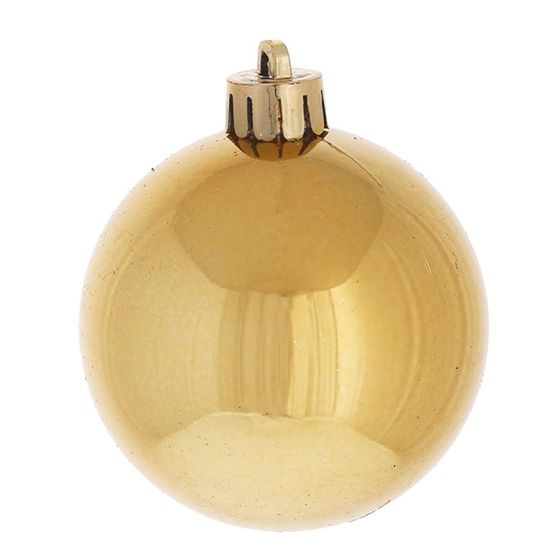 Набор из 3шт Украшение новогоднее Шар &quot;Золотое трио&quot;, D8 см, L8 W8 H9 см