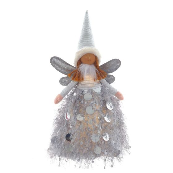 Игрушка набивная &quot;Фея&quot; с подсвет (3xAA, н/п), L15 W8 H32/22 см, 2в.