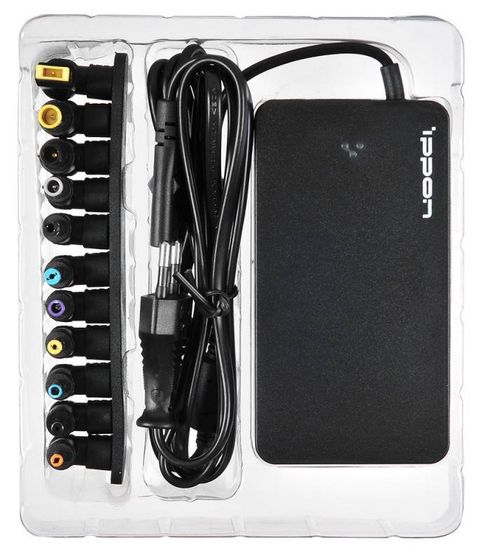 Блок питания Ippon S90U автоматический 90W 18.5V-20V 11-connectors 4.5A 1xUSB 2.1A от бытовой электросети LED индикатор