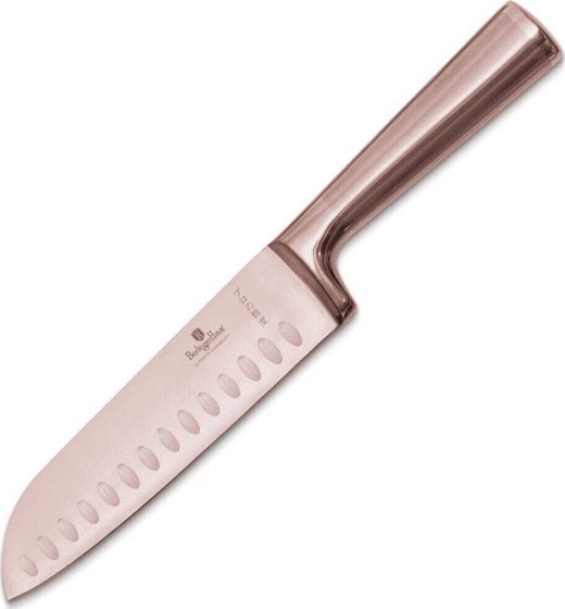 STALOWY NÓŻ SANTOKU BERLINGER HAUS 17,5cm BH-2935 ROSE GOLD